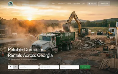 IEG Disposal LLC. desktop view